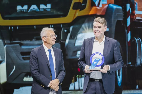 曼恩aFAS卡车于汉诺威车展荣膺首届卡车创新奖