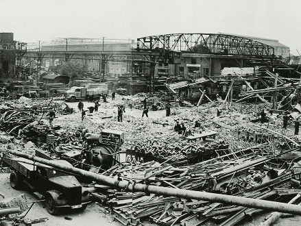 曼恩工厂1945年在战争中被摧毁