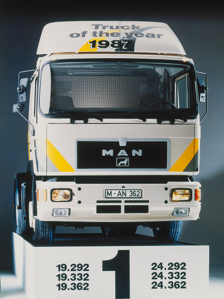 曼恩F90荣获1987年的“年度卡车”奖