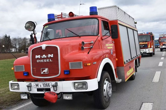 世界上最长的消防车图片