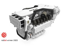 MAN V12X游艇发动机“红”上全球顶尖设计奖